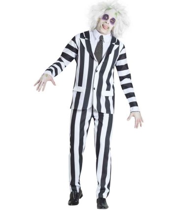 DISFRAZ DE BEETLEJUICE CORBATA TOPOS