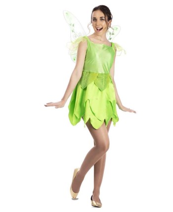 DISFRAZ DE CAMPANILLA PETER PAN PARA MUJER