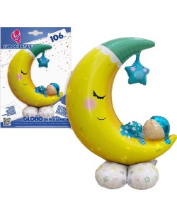 GLOBO LUNA CON BEBE AIRLOONZ