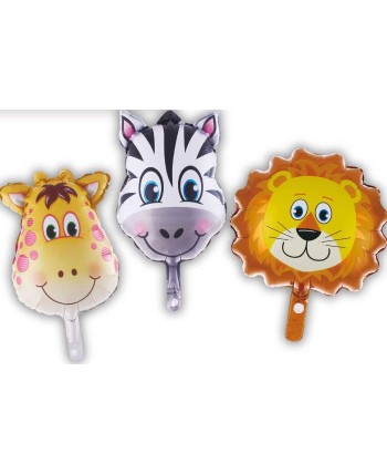 GLOBOS DE HELIO ANIMALES DE LA SELVA