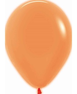 BOLSA 12 GLOBOS NARANJA NEON