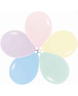 BOLSA 50 GLOBOS PASTEL SURTIDOS
