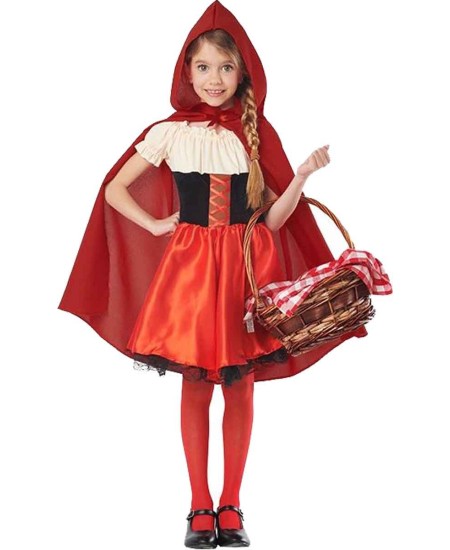 DISFRAZ DE CAPERUCITA ROJA PARA NIÑA