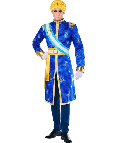 DISFRAZ DE INDU BOLLYWOOD AZUL PARA HOMBRE