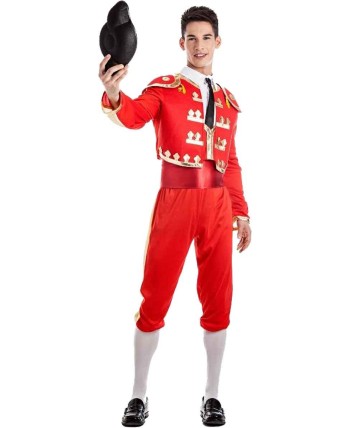 DISFRAZ DE TORERO ROJO ADULTO