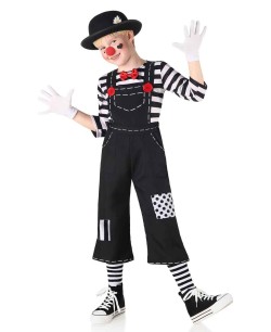 DISFRAZ DE MIMO PETO NEGRO INFANTIL