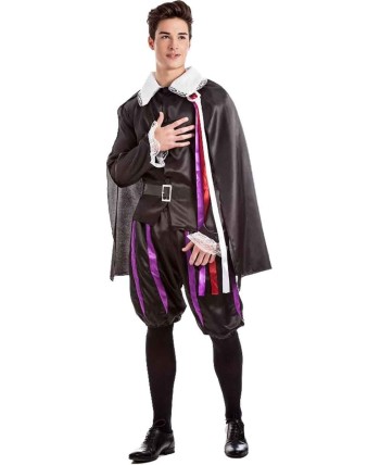 DISFRAZ DE TUNO CINTAS MORADAS PARA HOMBRE