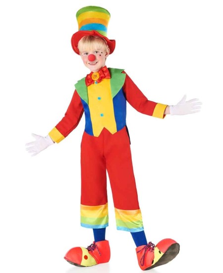 DISFRAZ DE PAYASO PANTALON ROJO PARA NIÑO
