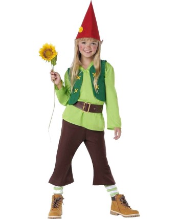 DISFRAZ DE ENANITO VERDE PARA NIÑO