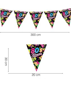 BANDERIN AÑOS 80 FOREVER