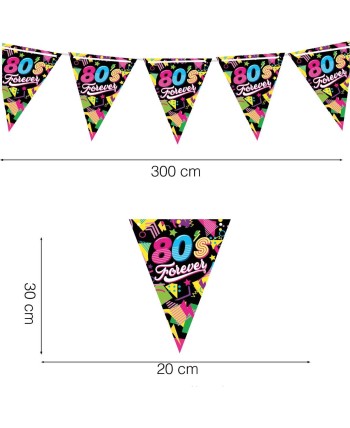 BANDERIN AÑOS 80 FOREVER