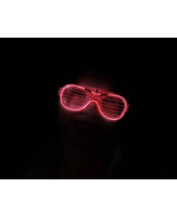 GAFAS AÑOS 80 ROSA CON LUZ 2