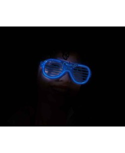 GAFAS AÑOS 80 AZUL CON LUZ 2