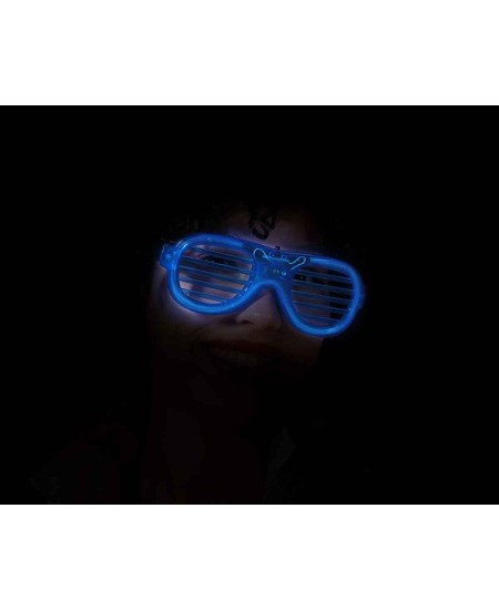 GAFAS AÑOS 80 AZUL CON LUZ