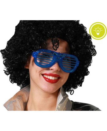 GAFAS AÑOS 80 AZUL CON LUZ