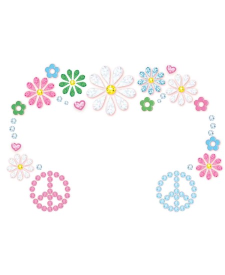 GEMMAS ADHESIVAS HIPPIE