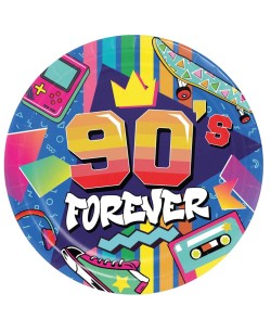 PLATOS AÑOS 90 FOREVER 6 UNIDADES
