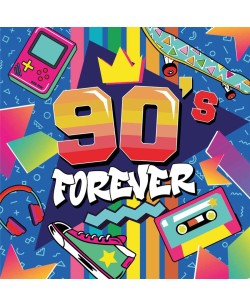 SERVILLETAS AÑOS 90 FOREVER 20 UNIDADES