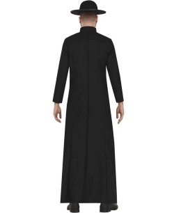 DISFRAZ DE CURA SOTANA BOTONES PARA HOMBRE 2