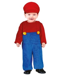 DISFRAZ DE FONTANERO BEBE PARA BEBE