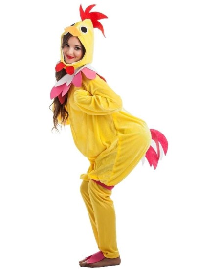 DISFRAZ DE GALLINA COLORES PARA MUJER