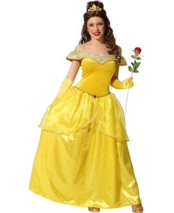 DISFRAZ DE PRINCESA AMARILLO PARA MUJER