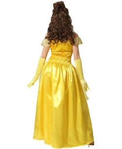 DISFRAZ DE PRINCESA AMARILLO MUJER 2