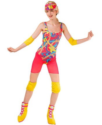 DISFRAZ DE PATINADORA AÑOS 80