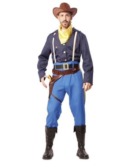DISFRAZ DE CONFEDERADO AZUL PARA HOMBRE