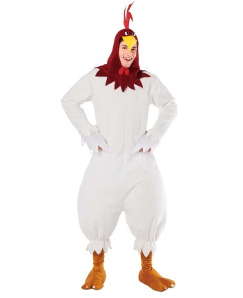 DISFRAZ DE GALLO BLANCOA ADULTO