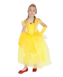 DISFRAZ DE PRINCESA AMARILLA PARA NIÑA