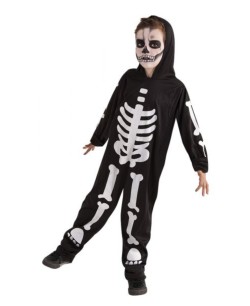 DISFRAZ DE ESQUELETO GLOW IN THE DARK PARA NIÑO