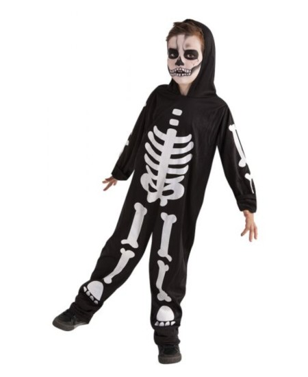 DISFRAZ DE ESQUELETO GLOW IN THE DARK PARA NIÑO