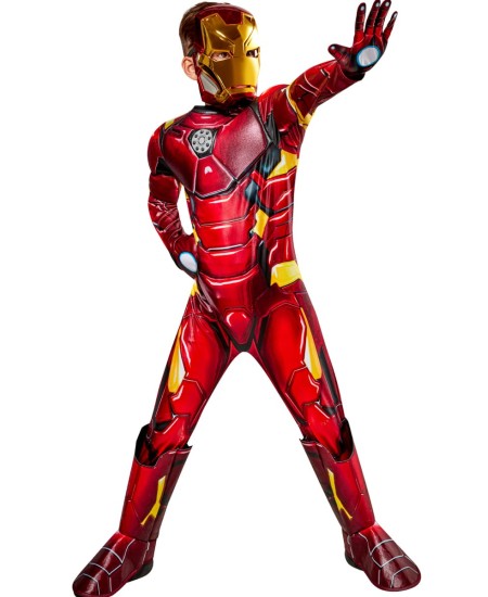 DISFRAZ DE IRON MAN PREMIUM DETALLES IRISADOS PARA NIÑO
