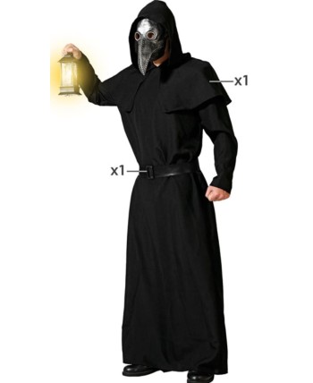 DISFRAZ DE MEDICO DE LA PESTE PARA HOMBRE