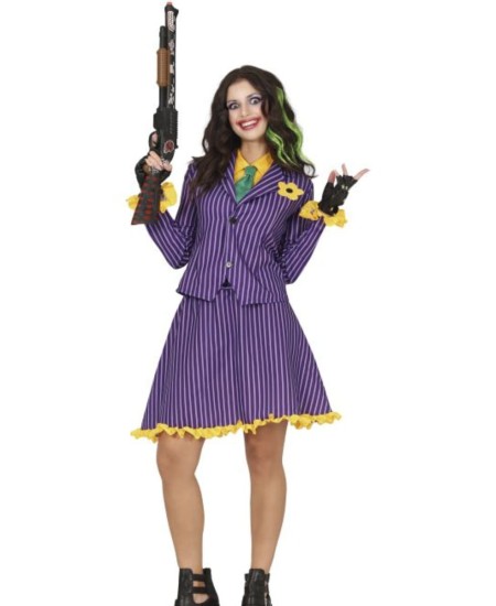 DISFRAZ DE PAYASA MALVADA FALDA PARA MUJER