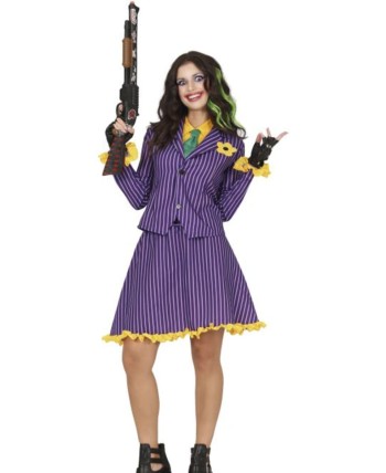 DISFRAZ DE PAYASA MALVADA FALDA