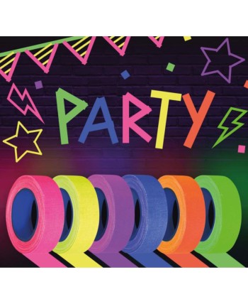 ROLLOS DE CINTAS COLORES 6 UNIDADES