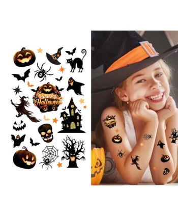 TATUAJES HALLOWEEN INFANTILES NEGROS TATUAJES HALLOWEEN INFANTILES NEGROS
