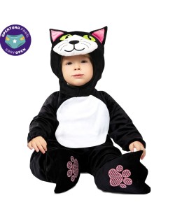 DISFRAZ DE GATO BEBE OJOS VERDES PARA BEBE