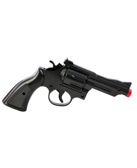 REVOLVER NEGRO PLASTICO