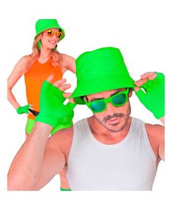 GUANTES SIN DEDOS VERDES