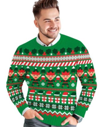 JERSEY NAVIDEÑO HOMBRE