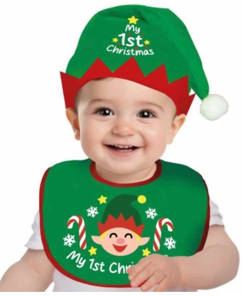 SET ELFO MI PRIMERA NAVIDAD PARA BEBE
