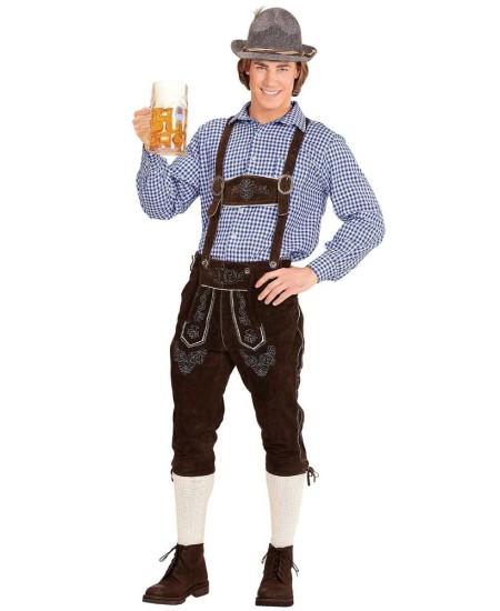 CAMISA CUADROS AZUL Y BLANCA