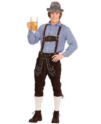 CAMISA CUADROS AZUL Y BLANCA PARA HOMBRE