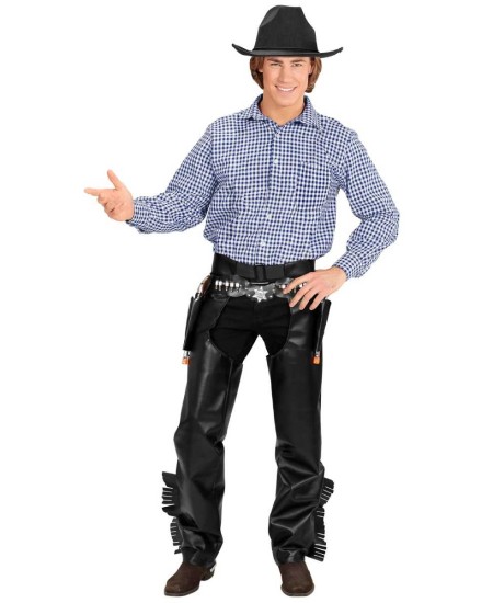 CAMISA CUADROS AZUL Y BLANCA PARA HOMBRE