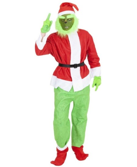 DISFRAZ DE GRINCH PARA HOMBRE