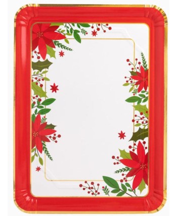 BANDEJA NAVIDAD FLOR DE PASCUA