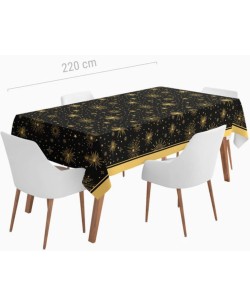MANTEL NOCHEVIEJA FUEGOS IMPERMEABLE 2